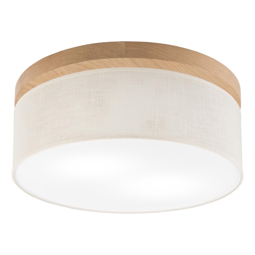 Brilagi - LED Stropné svietidlo BELLADONNA 2xE27/15W/230V pr. 40 cm krémová/dub