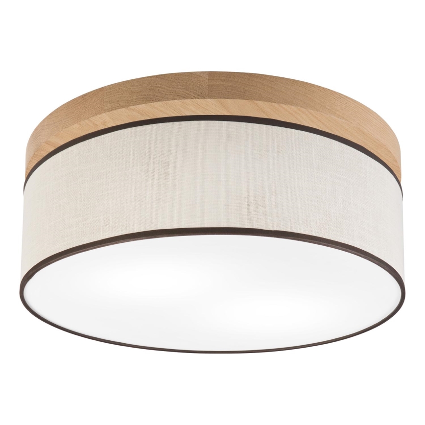 Brilagi - LED Stropné svietidlo BELLADONNA 2xE27/15W/230V pr. 40 cm krémová/dub