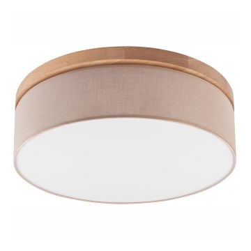 Brilagi - LED Stropné svietidlo BELLADONNA 3xE27/15W/230V pr. 50 cm béžová/dub