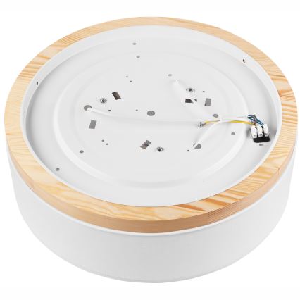 Brilagi - LED Stropné svietidlo BELLADONNA 3xE27/15W/230V pr. 50 cm biela/borovica