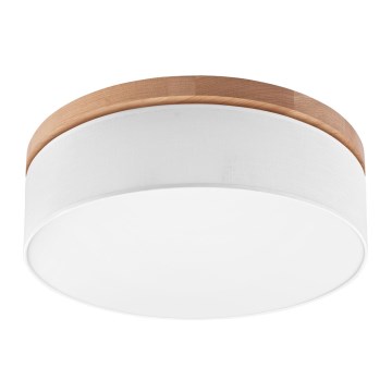 Brilagi - LED Stropné svietidlo BELLADONNA 3xE27/15W/230V pr. 50 cm biela/dub