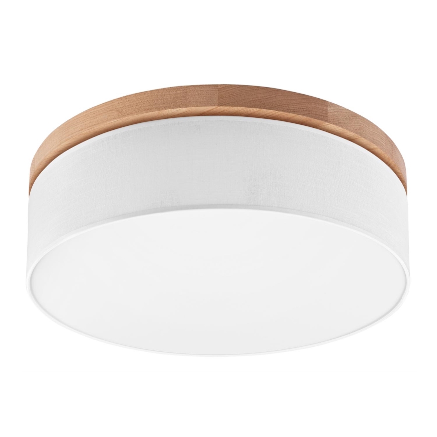 Brilagi - LED Stropné svietidlo BELLADONNA 3xE27/15W/230V pr. 50 cm biela/dub
