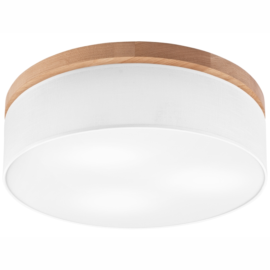 Brilagi - LED Stropné svietidlo BELLADONNA 3xE27/15W/230V pr. 50 cm biela/dub