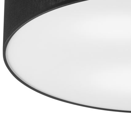 Brilagi - LED Stropné svietidlo BELLADONNA 3xE27/15W/230V pr. 50 cm čierna/dub
