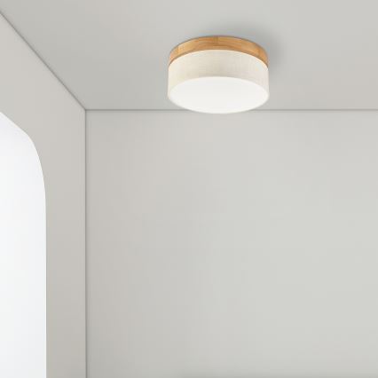 Brilagi - LED Stropné svietidlo BELLADONNA LED/20W/230V pr. 30 cm krémová/dub