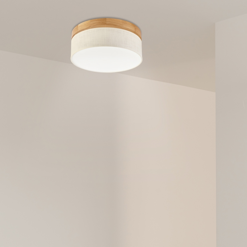 Brilagi - LED Stropné svietidlo BELLADONNA LED/20W/230V pr. 30 cm krémová/dub