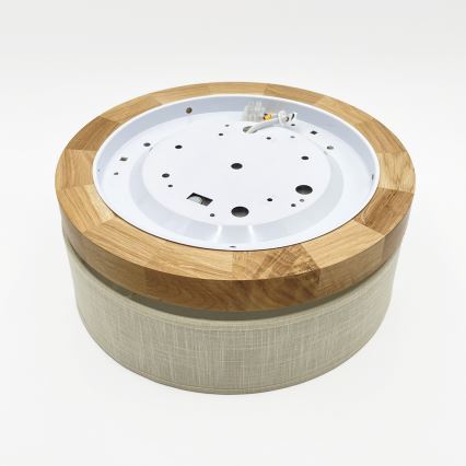 Brilagi - LED Stropné svietidlo BELLADONNA LED/20W/230V pr. 30 cm krémová/dub
