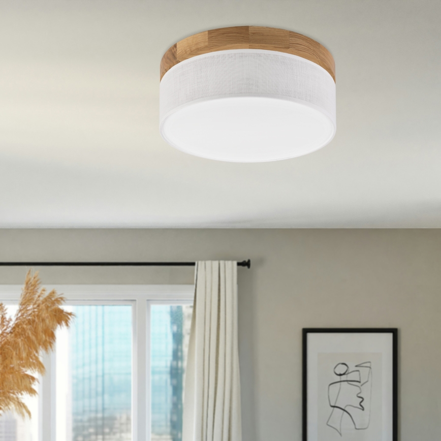 Brilagi - LED Stropné svietidlo BELLADONNA LED/20W/230V Ø 30 cm biela/dub