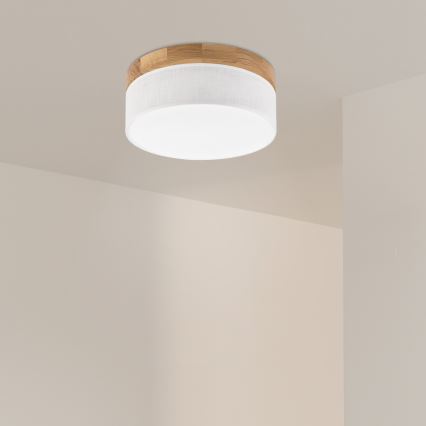 Brilagi - LED Stropné svietidlo BELLADONNA LED/20W/230V Ø 30 cm biela/dub