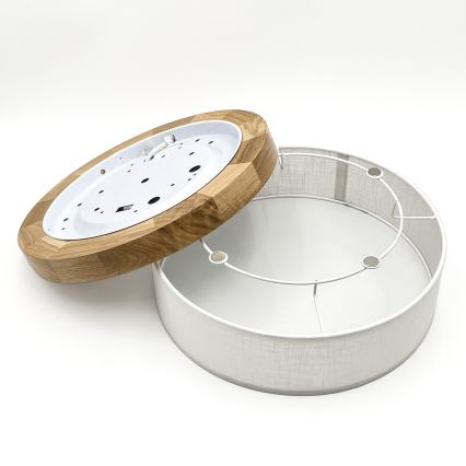 Brilagi - LED Stropné svietidlo BELLADONNA LED/20W/230V Ø 30 cm biela/dub