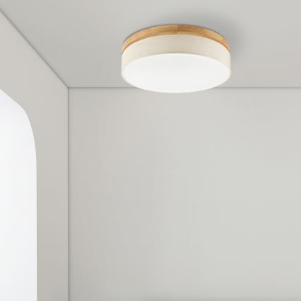 Brilagi - LED stropné svietidlo BELLADONNA LED/36W/230V pr. 50 cm krémová/dub