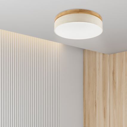 Brilagi - LED stropné svietidlo BELLADONNA LED/36W/230V pr. 50 cm krémová/dub