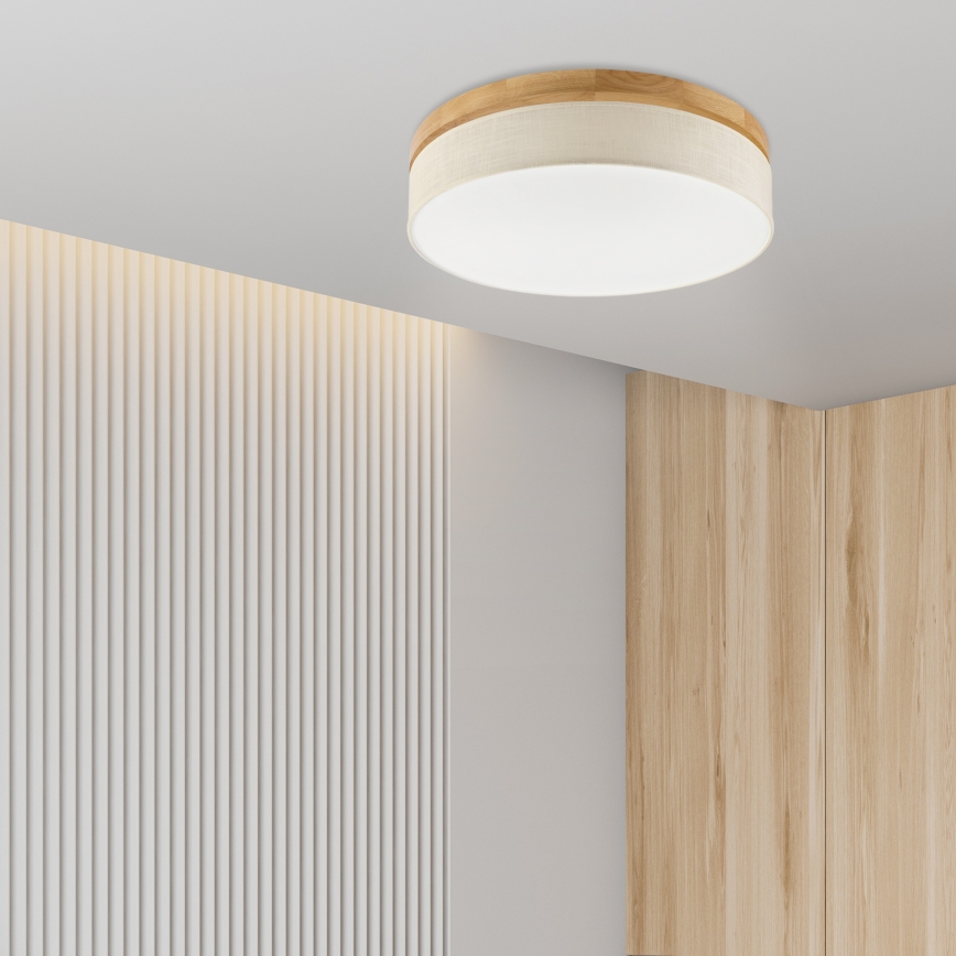 Brilagi - LED stropné svietidlo BELLADONNA LED/36W/230V pr. 50 cm krémová/dub
