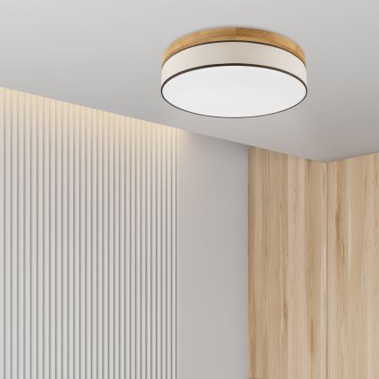 Brilagi - LED Stropné svietidlo BELLADONNA LED/36W/230V pr. 50 cm krémová/dub