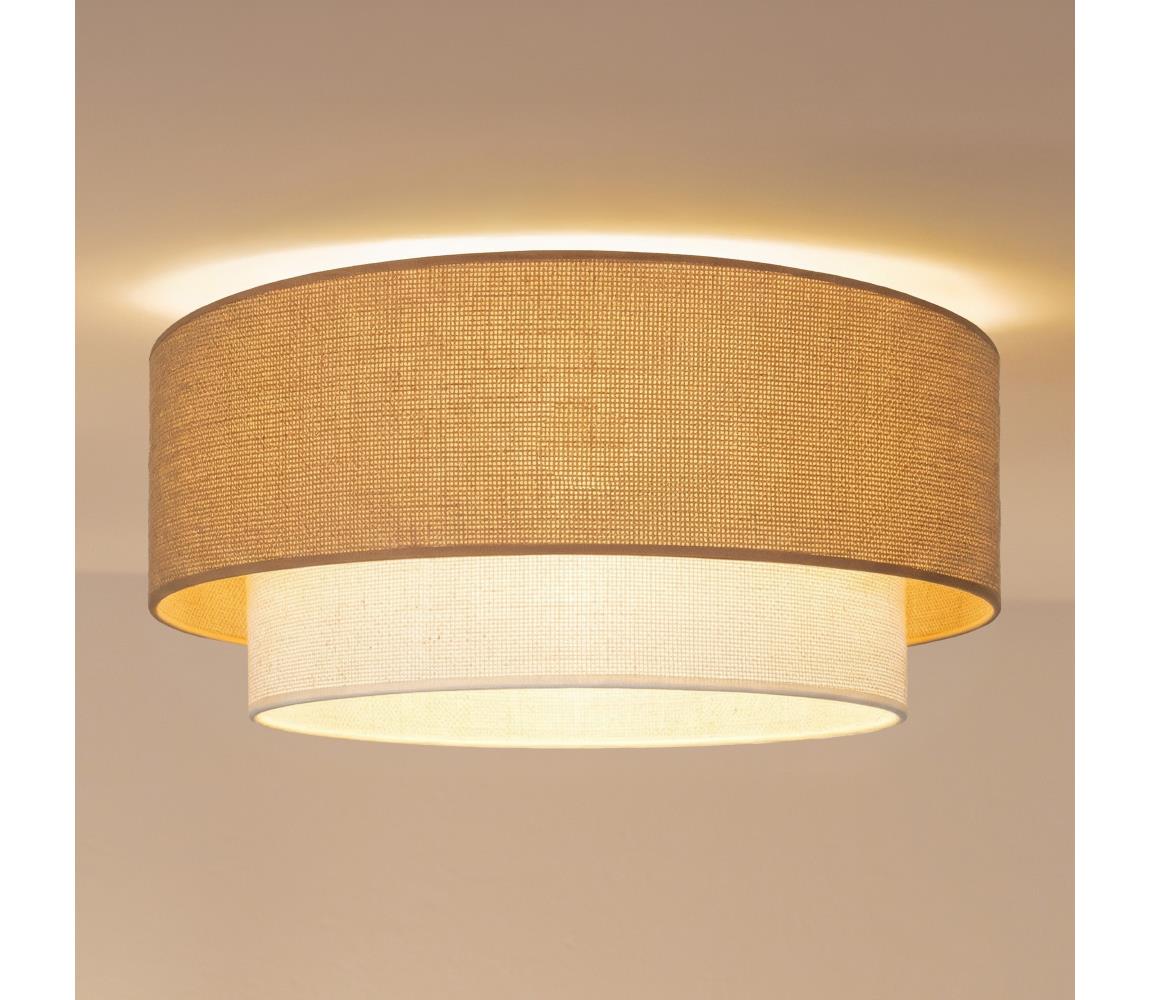 Brilagi - LED stropné svietidlo BOHO ECO 1xE27/10W/230V pr. 40 cm béžová/krémová 8590828052456