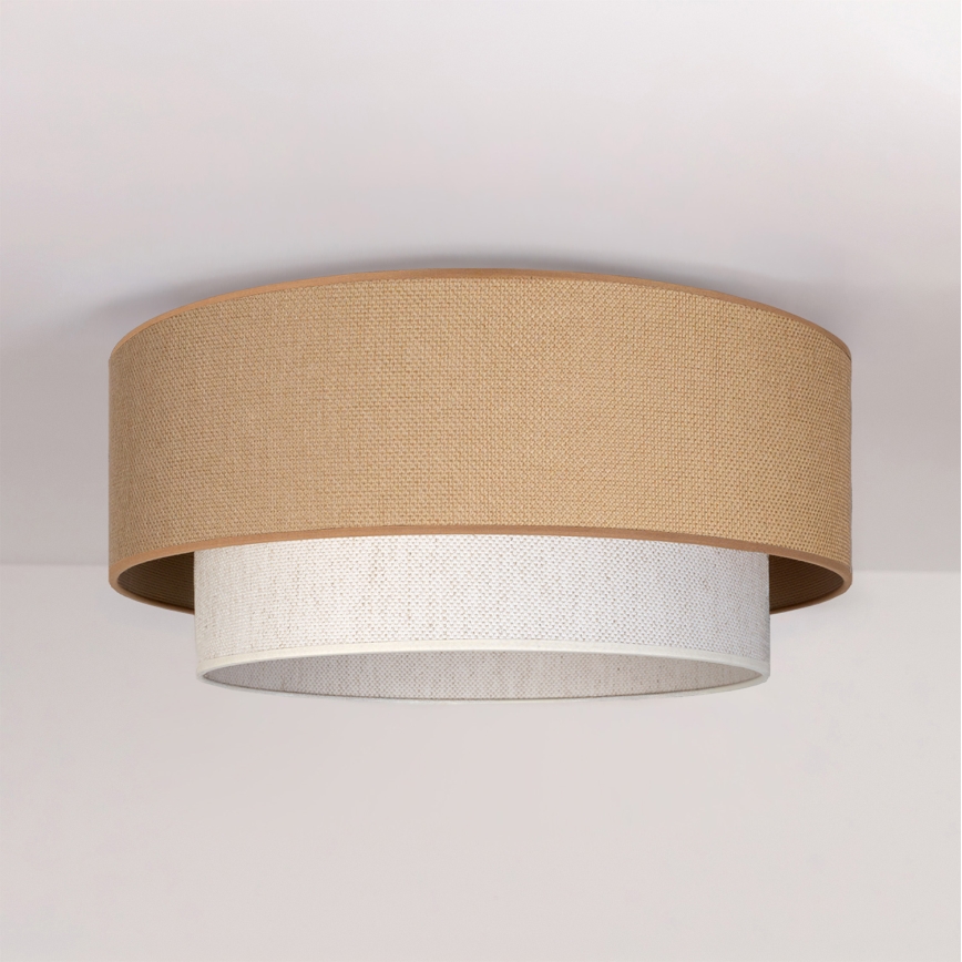 Brilagi - LED stropné svietidlo BOHO ECO 1xE27/10W/230V pr. 40 cm béžová/krémová