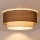 Brilagi - LED stropné svietidlo BOHO ECO 1xE27/10W/230V pr. 40 cm hnedá/krémová