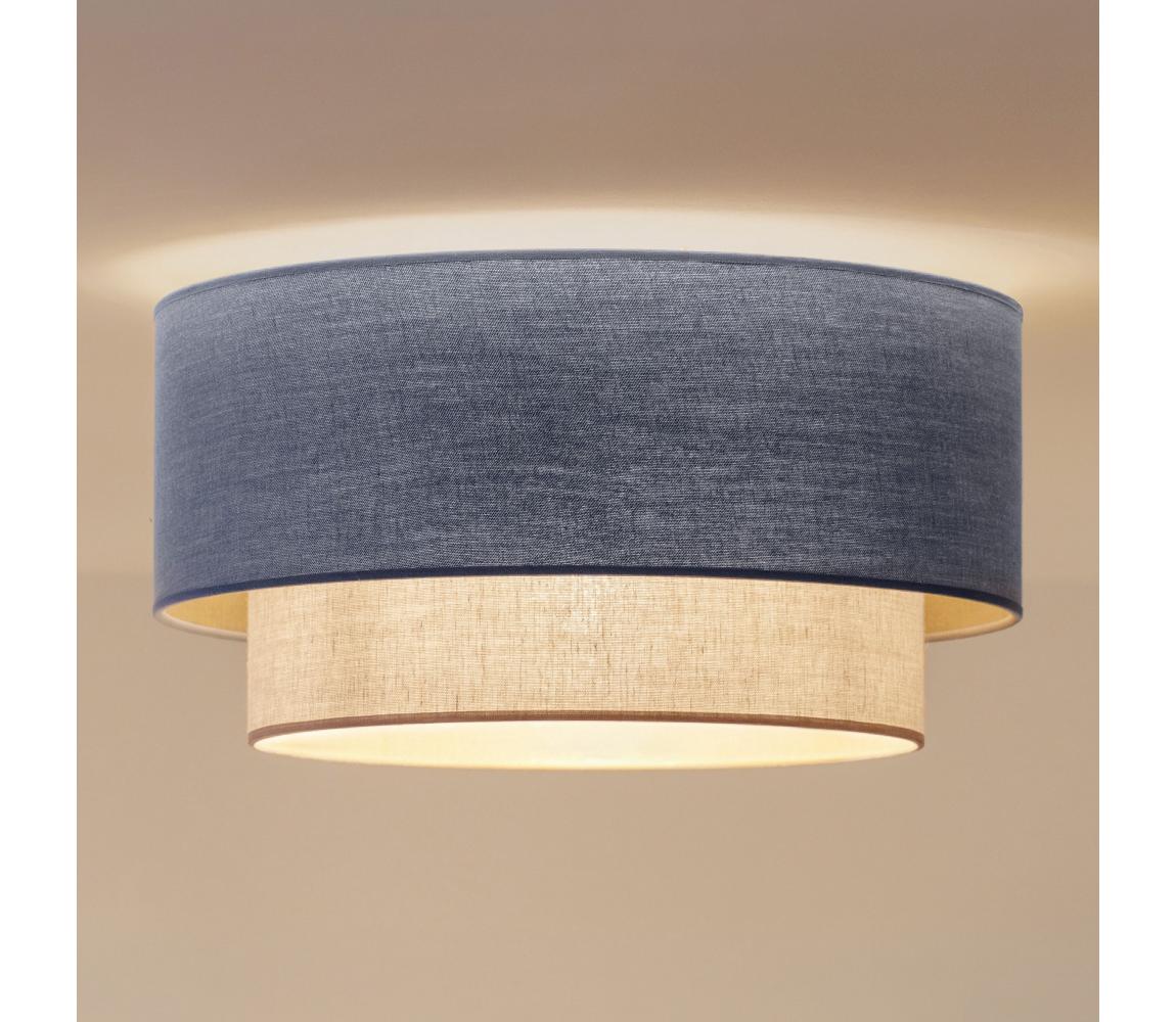 Brilagi - LED stropné svietidlo BOHO ECO 1xE27/10W/230V priemer 40 cm modrá/krémová 8590828052425