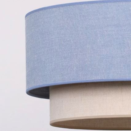 Brilagi - LED stropné svietidlo BOHO ECO 1xE27/10W/230V priemer 40 cm modrá/krémová