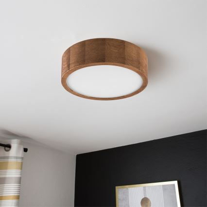 Brilagi - LED Stropné svietidlo CARVALHO 1xE27/15W/230V dub čerešňa pr. 27 cm