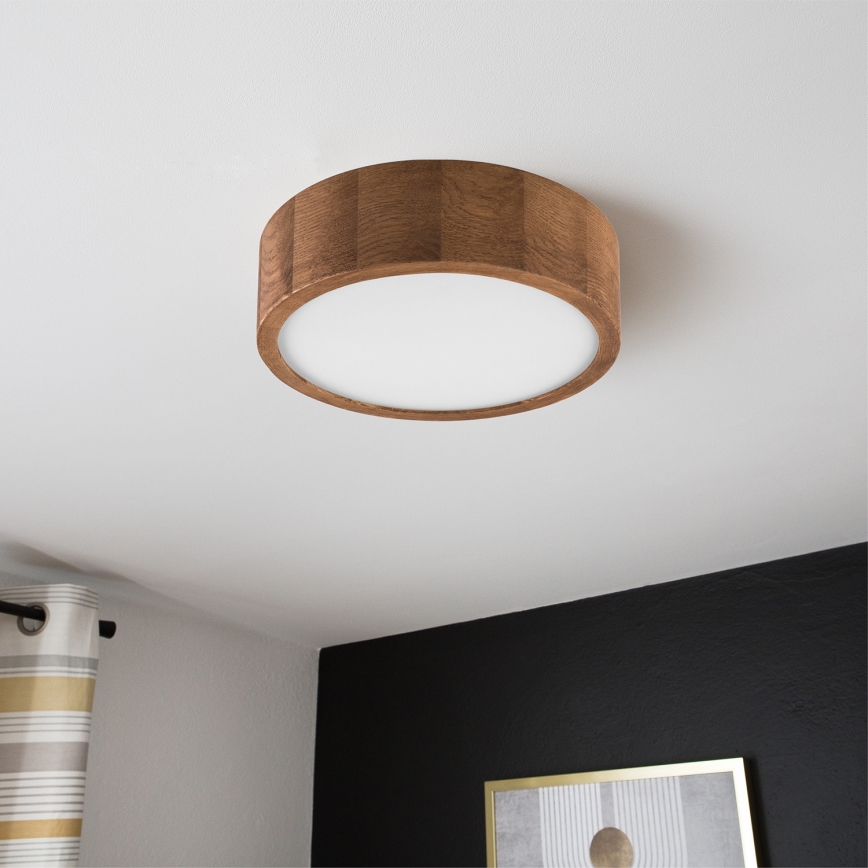 Brilagi - LED Stropné svietidlo CARVALHO 1xE27/15W/230V dub čerešňa pr. 27 cm