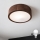 Brilagi - LED Stropné svietidlo CARVALHO 1xE27/15W/230V dub orech pr. 27 cm