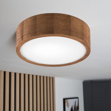 Brilagi - LED Stropné svietidlo CARVALHO 1xE27/60W/230V dub čerešňa pr. 27 cm