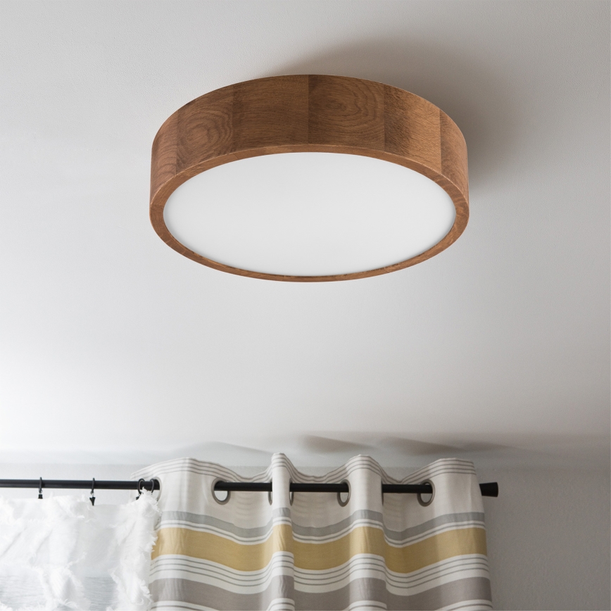 Brilagi - LED stropné svietidlo CARVALHO 2xE27/15W/230V dub/čerešňa pr. 37 cm