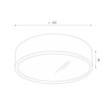 Brilagi - LED Stropné svietidlo CARVALHO 2xE27/60W/230V dub čerešňa pr. 37 cm