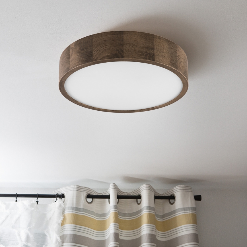 Brilagi - LED Stropné svietidlo CARVALHO 2xE27/60W/230V dub pr. 37 cm