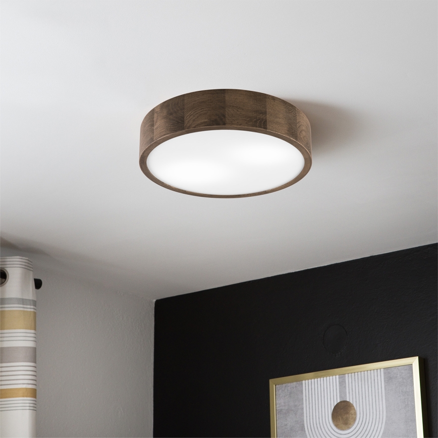 Brilagi - LED Stropné svietidlo CARVALHO 2xE27/60W/230V dub pr. 37 cm
