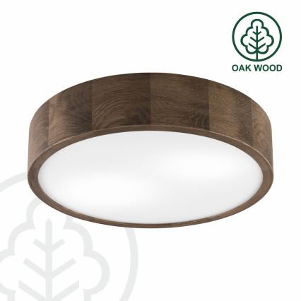 Brilagi - LED Stropné svietidlo CARVALHO 2xE27/60W/230V dub pr. 37 cm