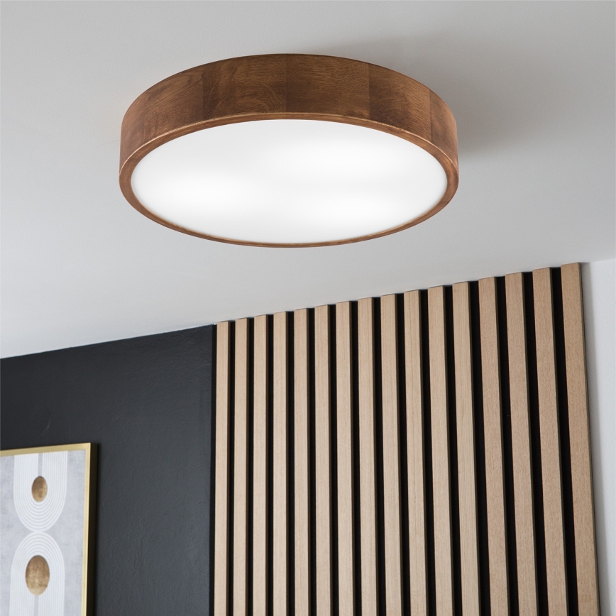 Brilagi - LED stropné svietidlo CARVALHO 3xE27/15W/230V, dub/čerešňa, priemer 47 cm