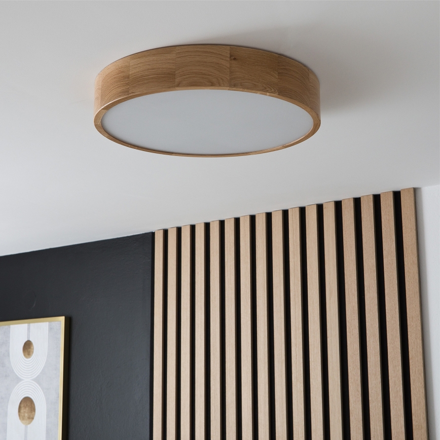 Brilagi - LED Stropné svietidlo CARVALHO 3xE27/60W/230V dub pr. 47,5 cm