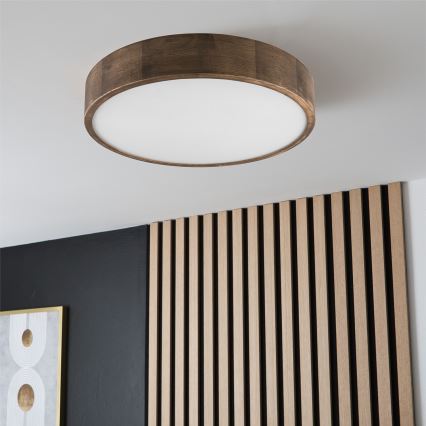 Brilagi - LED Stropné svietidlo CARVALHO 3xE27/60W/230V dub pr. 47 cm