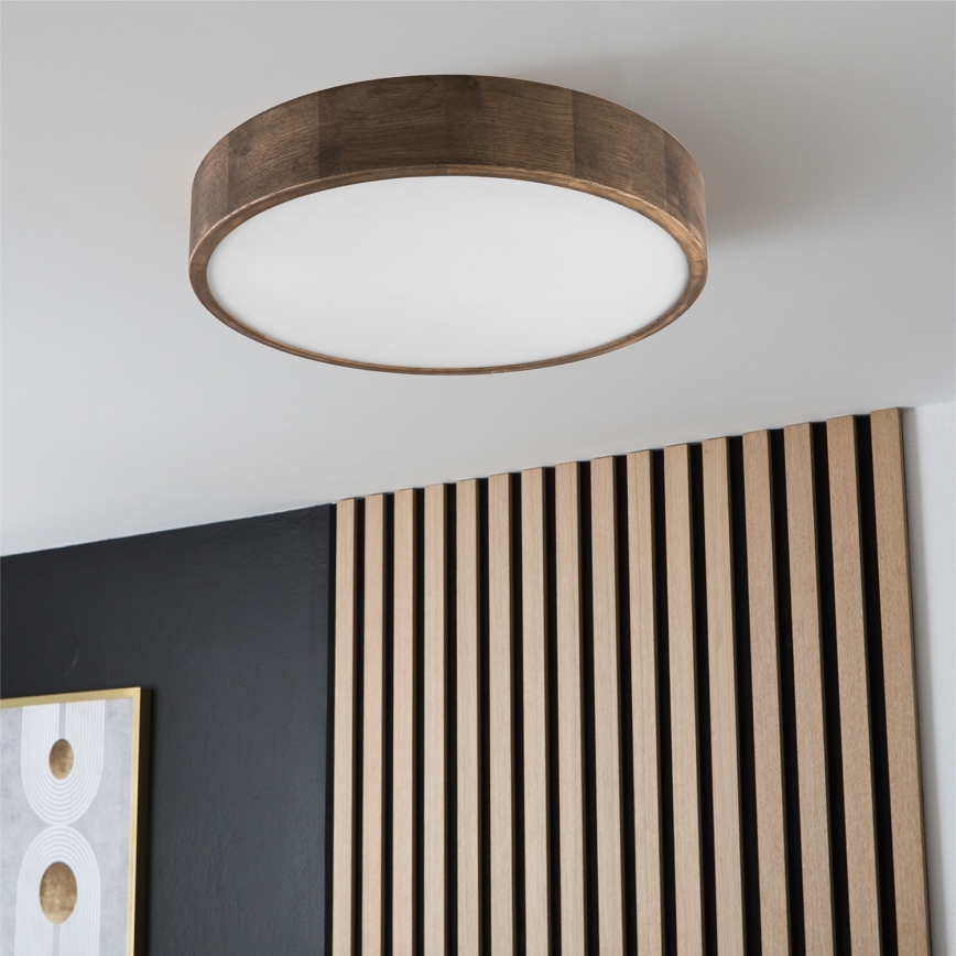Brilagi - LED Stropné svietidlo CARVALHO 3xE27/60W/230V dub pr. 47 cm
