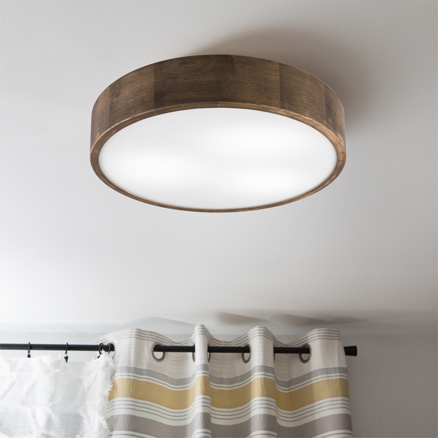 Brilagi - LED Stropné svietidlo CARVALHO 3xE27/60W/230V dub pr. 47 cm