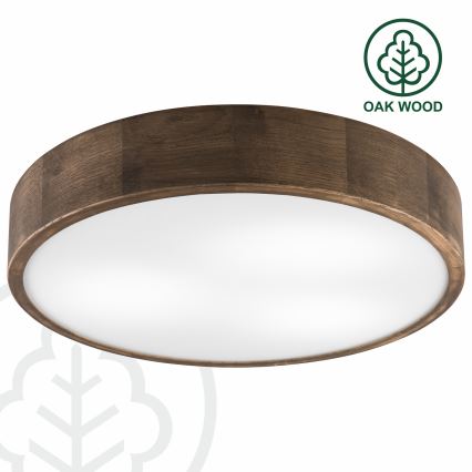 Brilagi - LED Stropné svietidlo CARVALHO 3xE27/60W/230V dub pr. 47 cm