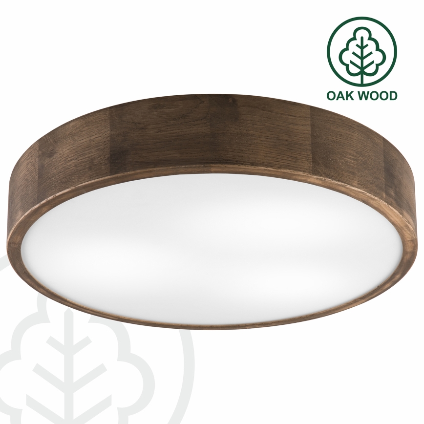 Brilagi - LED Stropné svietidlo CARVALHO 3xE27/60W/230V dub pr. 47 cm