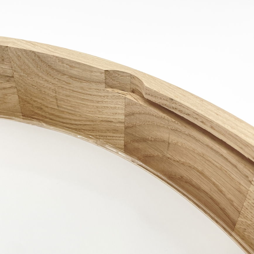 Brilagi - LED stropné svietidlo CARVALHO 4xE27/60W/230V dub pr. 57,5 cm