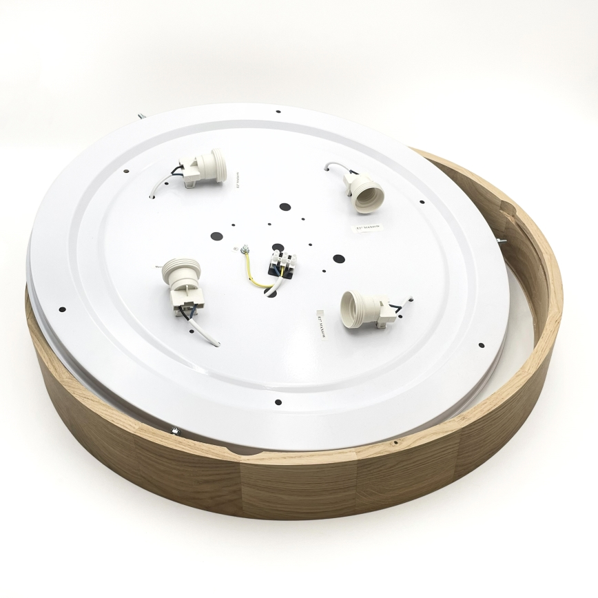 Brilagi - LED stropné svietidlo CARVALHO 4xE27/60W/230V dub pr. 57,5 cm