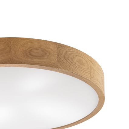 Brilagi - LED stropné svietidlo CARVALHO 4xE27/60W/230V dub, priemer 57,5 cm