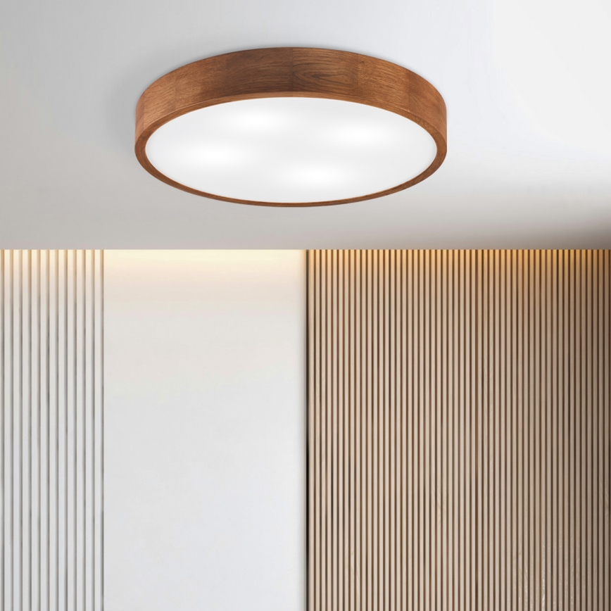 Brilagi - LED Stropné svietidlo CARVALHO 4xE27/60W/230V dub třešeň pr. 57,5 cm