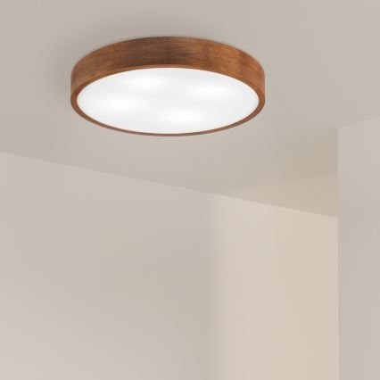Brilagi - LED Stropné svietidlo CARVALHO 4xE27/60W/230V dub třešeň pr. 57,5 cm