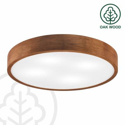 Brilagi - LED Stropné svietidlo CARVALHO 4xE27/60W/230V dub třešeň pr. 57,5 cm