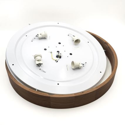 Brilagi - LED Stropné svietidlo CARVALHO 4xE27/60W/230V dub třešeň pr. 57,5 cm