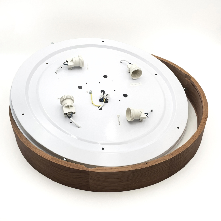 Brilagi - LED Stropné svietidlo CARVALHO 4xE27/60W/230V dub třešeň pr. 57,5 cm