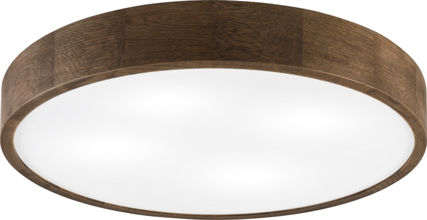 Brilagi - LED Stropné svietidlo CARVALHO 4xE27/60W/230V orech Ø 57,5 cm