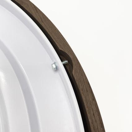 Brilagi - LED Stropné svietidlo CARVALHO 4xE27/60W/230V orech Ø 57,5 cm