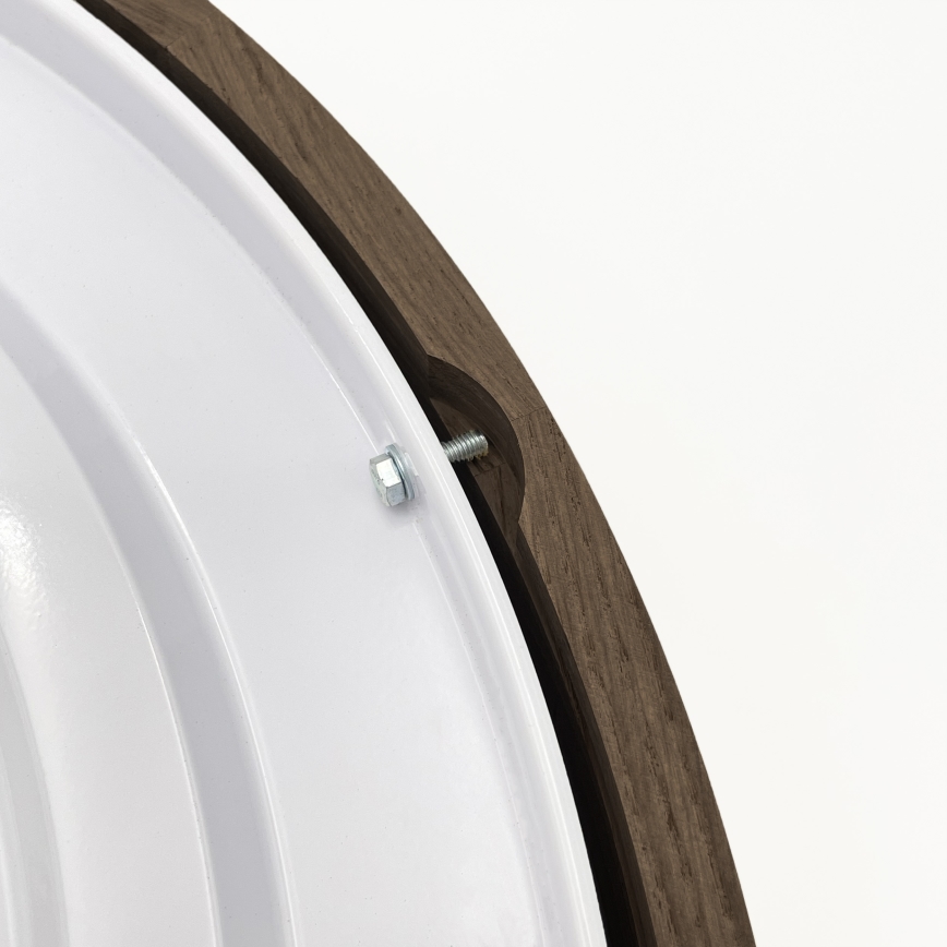 Brilagi - LED Stropné svietidlo CARVALHO 4xE27/60W/230V orech Ø 57,5 cm